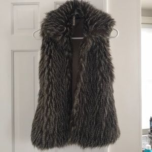 Willow and Clay Faux Fur Vest